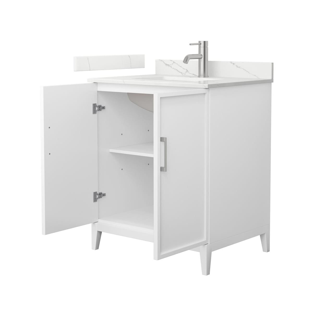 Elan 30" Free Standing Single Basin Vanity Set with Cabinet and Quartz Vanity Top