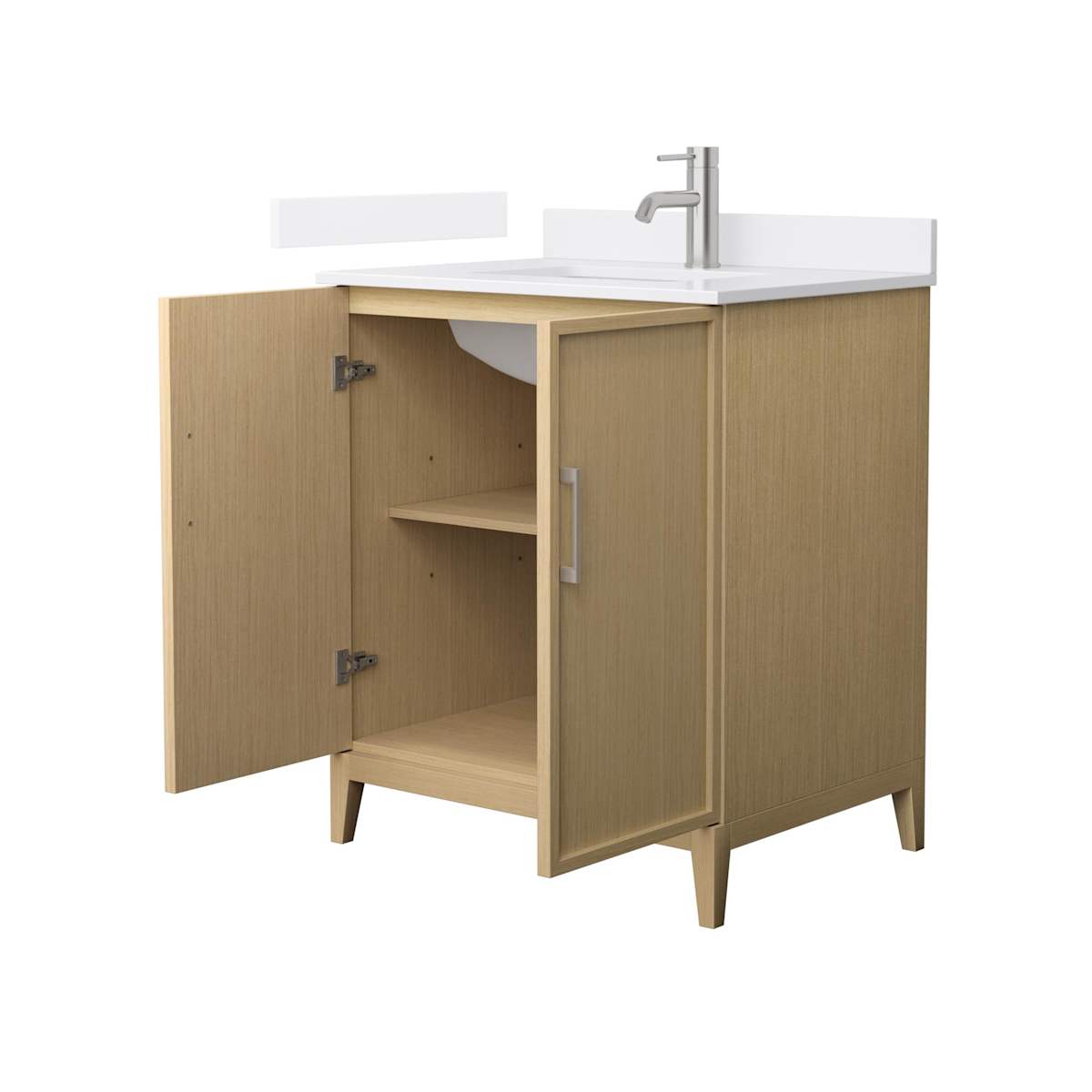 Elan 30" Free Standing Single Basin Vanity Set with Cabinet and Quartz Vanity Top - image 12