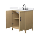 Elan 30" Free Standing Single Basin Vanity Set with Cabinet and Quartz Vanity Top - image 6