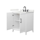 Elan 30" Free Standing Single Basin Vanity Set with Cabinet and Quartz Vanity Top - image 11