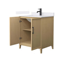Elan 30" Free Standing Single Basin Vanity Set with Cabinet and Cultured Marble Vanity Top - image 6
