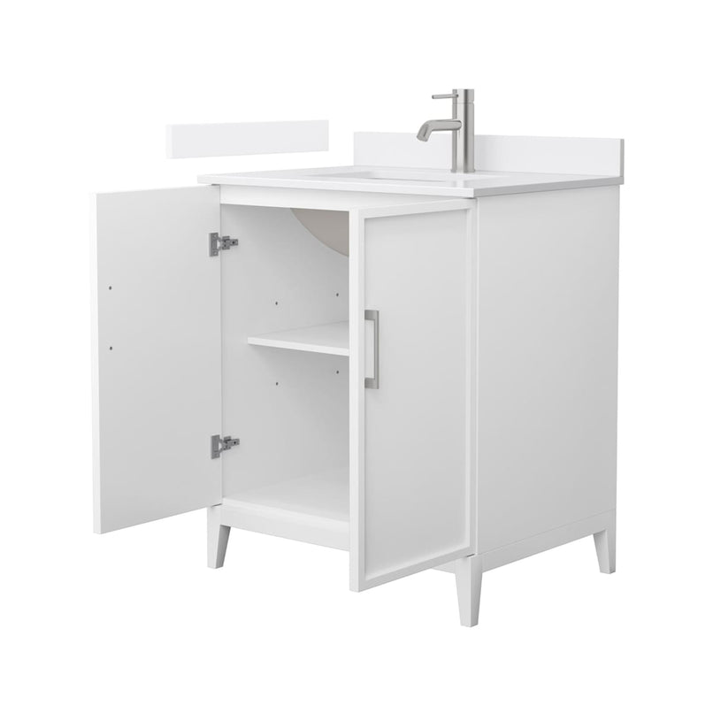 Elan 30" Free Standing Single Basin Vanity Set with Cabinet and Cultured Marble Vanity Top - image 8