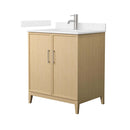Elan 30" Free Standing Single Basin Vanity Set with Cabinet and Cultured Marble Vanity Top - image 1