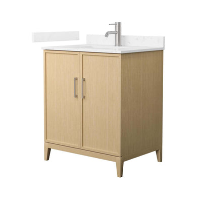 Elan 30" Free Standing Single Basin Vanity Set with Cabinet and Cultured Marble Vanity Top - image 1