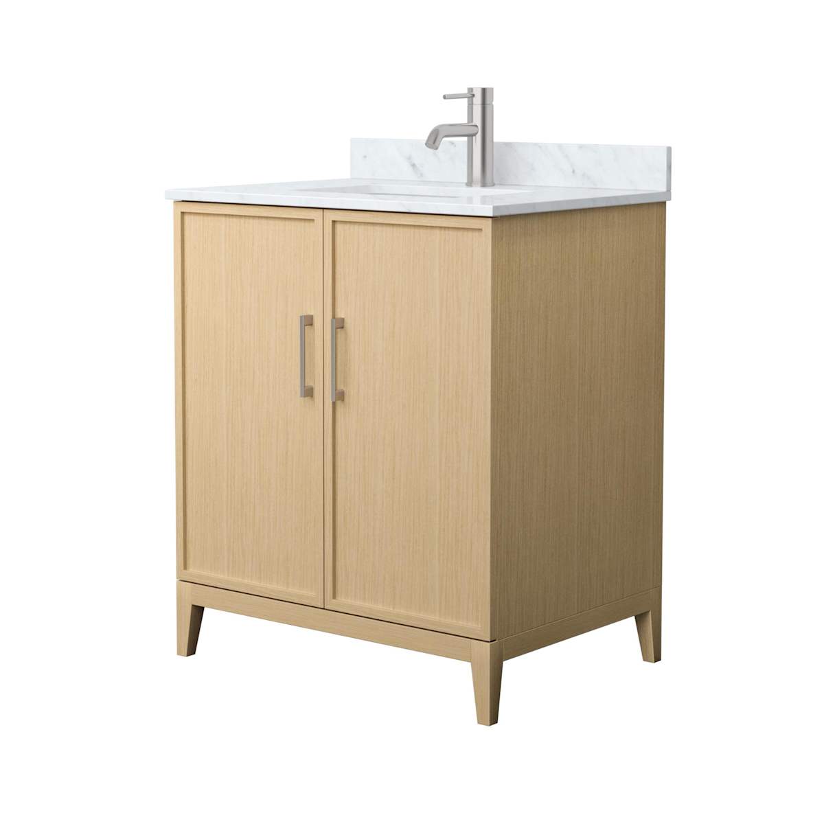 Elan 30" Free Standing Single Basin Vanity Set with Cabinet and Marble Vanity Top - image 1