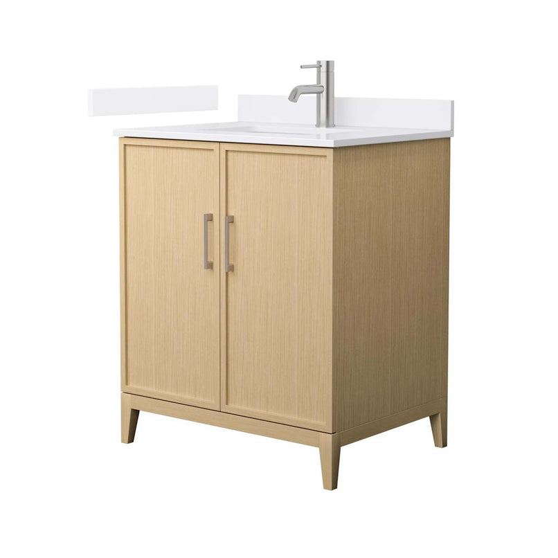 Elan 30" Free Standing Single Basin Vanity Set with Cabinet and Quartz Vanity Top - image 1