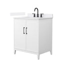 Elan 30" Free Standing Single Basin Vanity Set with Cabinet and Quartz Vanity Top - image 1