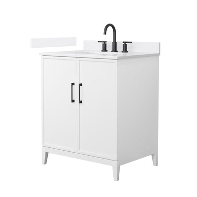 Elan 30" Free Standing Single Basin Vanity Set with Cabinet and Quartz Vanity Top - image 1