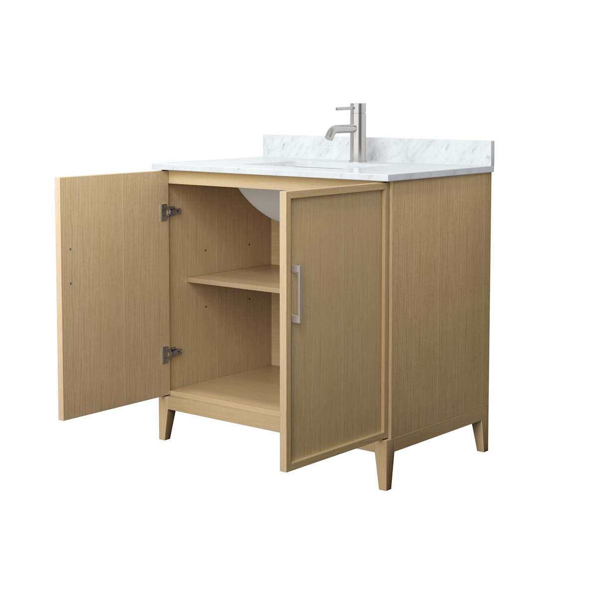 Elan 36" Free Standing Single Basin Vanity Set with Cabinet and Marble Vanity Top