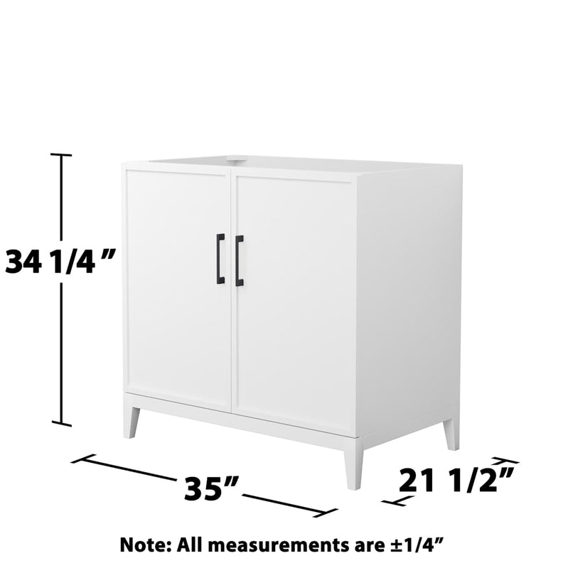 Elan 35" Single Free Standing Vanity Cabinet Only - Less Vanity Top - image 8