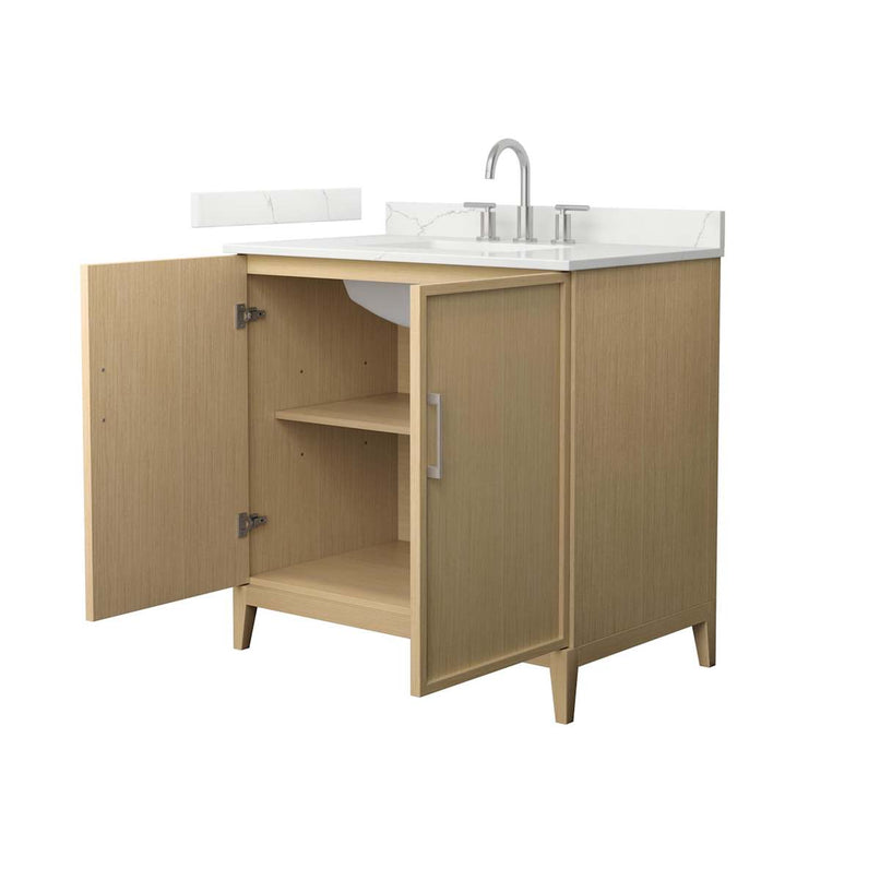 Elan 36" Free Standing Single Basin Vanity Set with Cabinet and Quartz Vanity Top - image 13