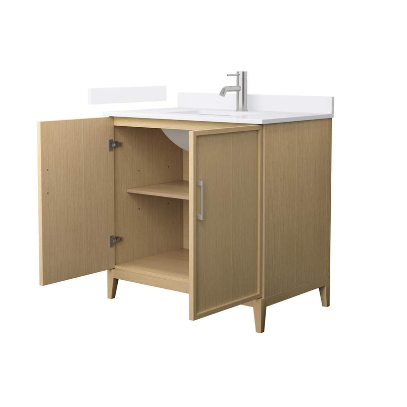 Elan 36" Free Standing Single Basin Vanity Set with Cabinet and Cultured Marble Vanity Top - image 12