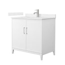 Elan 36" Free Standing Single Basin Vanity Set with Cabinet and Cultured Marble Vanity Top - image 1