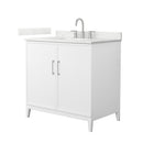 Elan 36" Free Standing Single Basin Vanity Set with Cabinet and Quartz Vanity Top - image 1