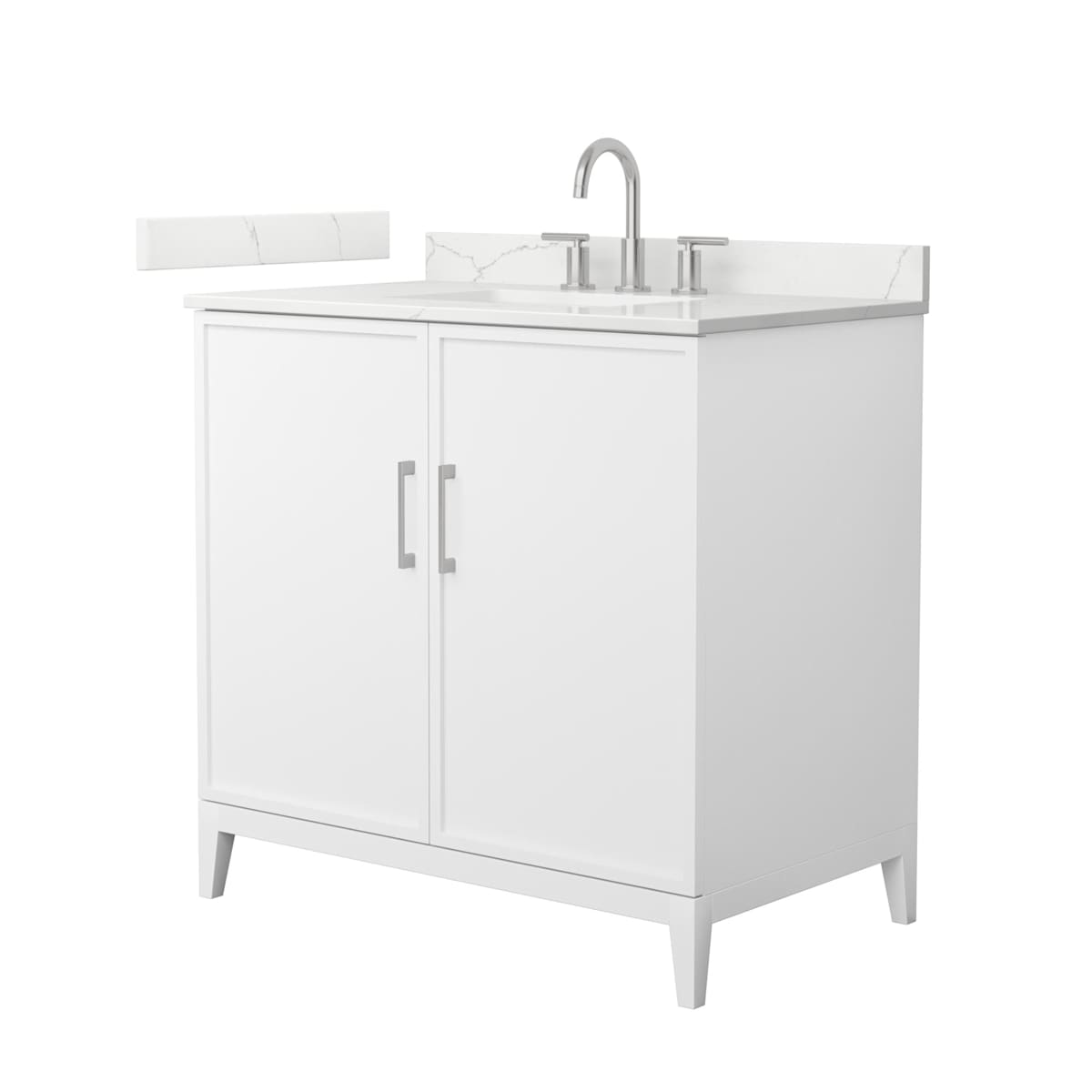 Elan 36" Free Standing Single Basin Vanity Set with Cabinet and Quartz Vanity Top