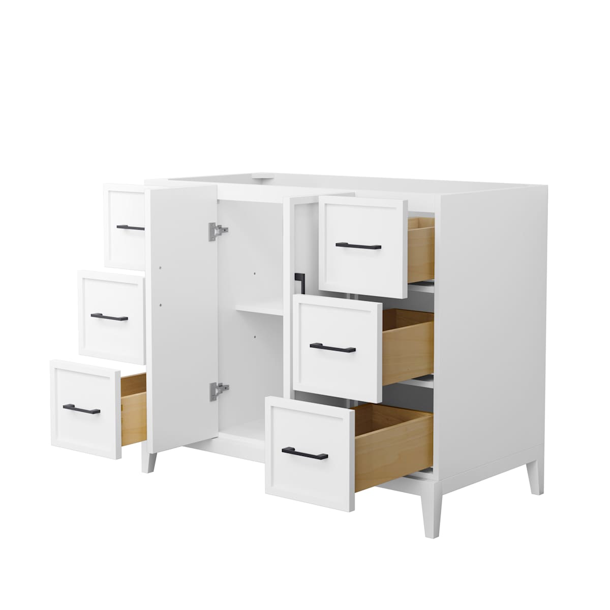 Elan 42" Single Free Standing Vanity Cabinet Only - Less Vanity Top