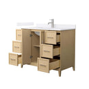 Elan 42" Free Standing Single Basin Vanity Set with Cabinet and Quartz Vanity Top - image 12
