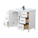 Elan 48" Free Standing Single Basin Vanity Set with Cabinet and Marble Vanity Top - image 8