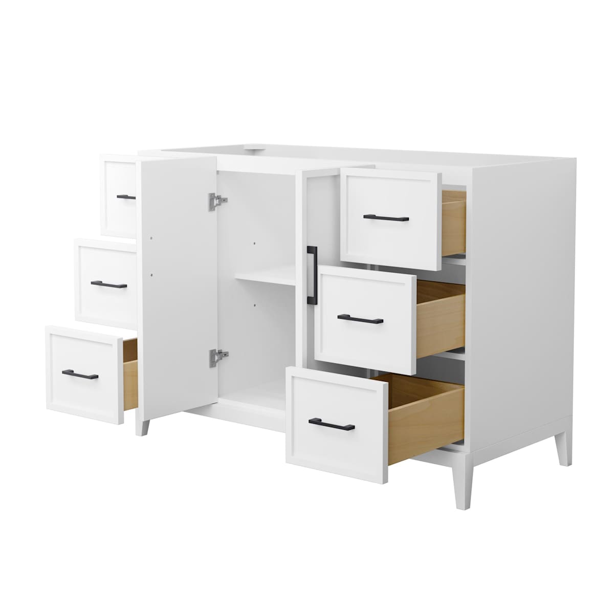 Elan 47" Single Free Standing Vanity Cabinet Only - Less Vanity Top