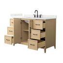 Elan 48" Free Standing Single Basin Vanity Set with Cabinet and Quartz Vanity Top - image 2