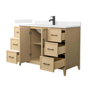 Elan 48" Free Standing Single Basin Vanity Set with Cabinet and Cultured Marble Vanity Top - image 2