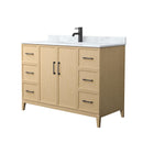 Elan 48" Free Standing Single Basin Vanity Set with Cabinet and Marble Vanity Top - image 1