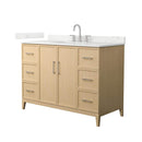 Elan 48" Free Standing Single Basin Vanity Set with Cabinet and Quartz Vanity Top - image 1