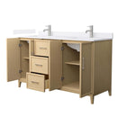 Elan 60" Free Standing Double Basin Vanity Set with Cabinet and Quartz Vanity Top - image 12