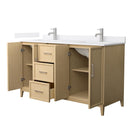 Elan 60" Free Standing Double Basin Vanity Set with Cabinet and Cultured Marble Vanity Top - image 12