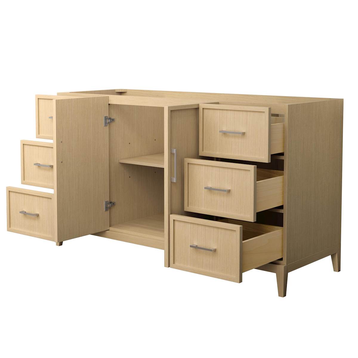Elan 59" Single Free Standing Vanity Cabinet Only - Less Vanity Top