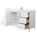 Elan 60" Free Standing Single Basin Vanity Set with Cabinet and Cultured Marble Vanity Top - image 9