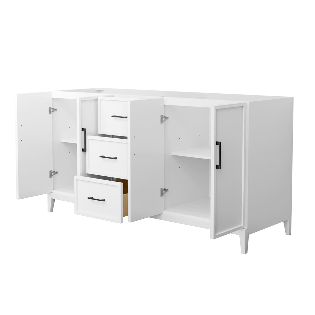 Elan 65" Double Free Standing Vanity Cabinet Only - Less Vanity Top