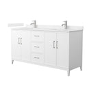 Elan 66" Free Standing Double Basin Vanity Set with Cabinet and Cultured Marble Vanity Top - image 1