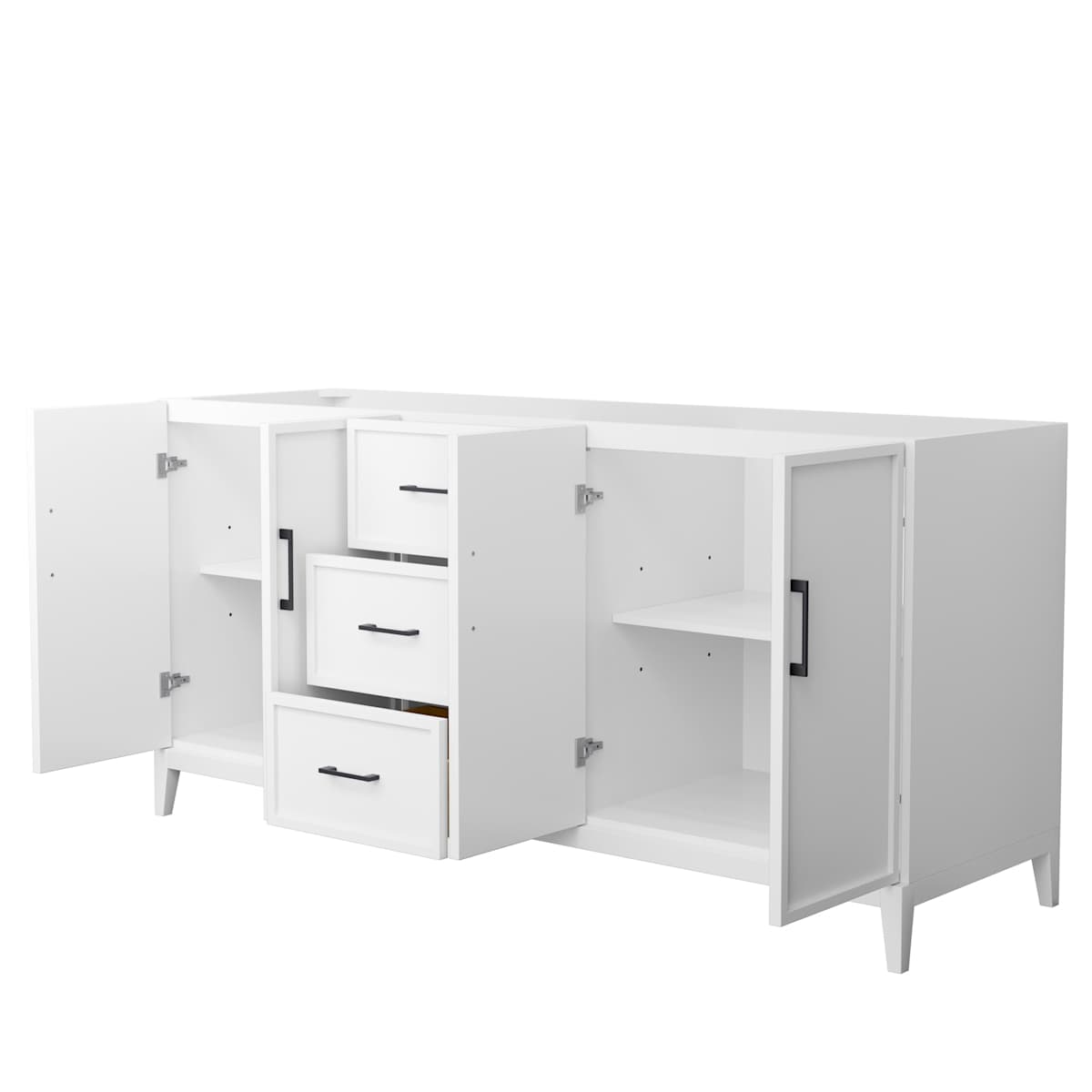 Elan 71" Double Free Standing Vanity Cabinet Only - Less Vanity Top