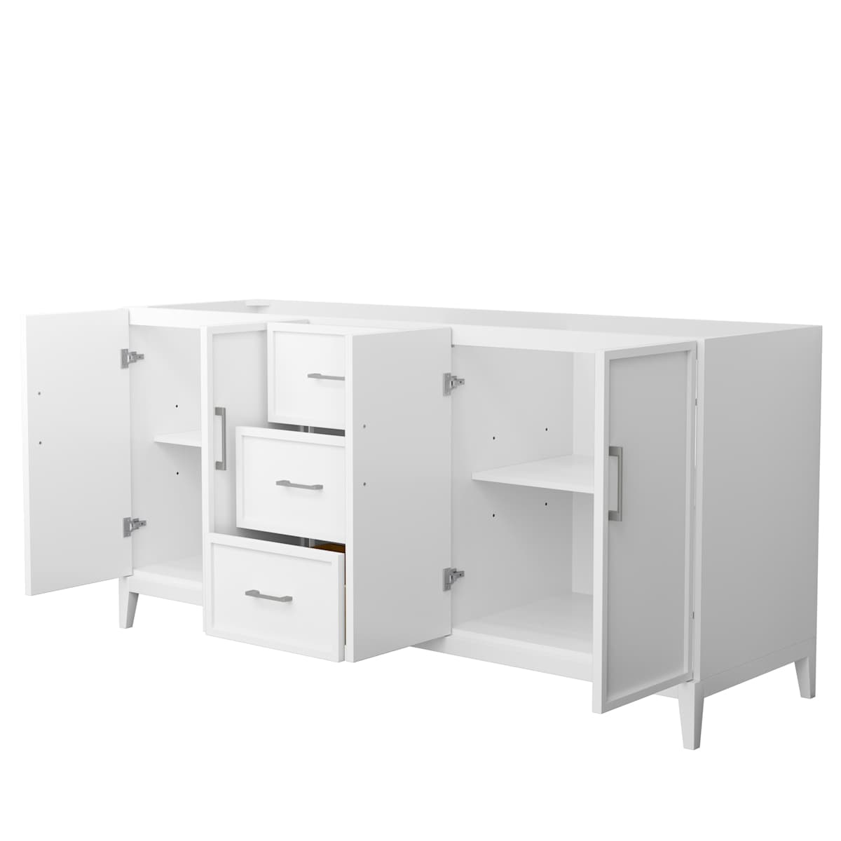 Elan 71" Double Free Standing Vanity Cabinet Only - Less Vanity Top