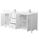Elan 72" Free Standing Double Basin Vanity Set with Cabinet and Quartz Vanity Top - image 7
