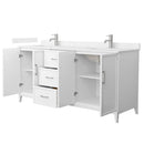 Elan 72" Free Standing Double Basin Vanity Set with Cabinet and Cultured Marble Vanity Top - image 8