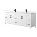 Elan 84" Free Standing Double Basin Vanity Set with Cabinet and Quartz Vanity Top - image 10
