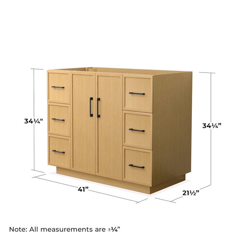 Elan TK 42" Single Free Standing Vanity Cabinet Only - Less Vanity Top - image 3