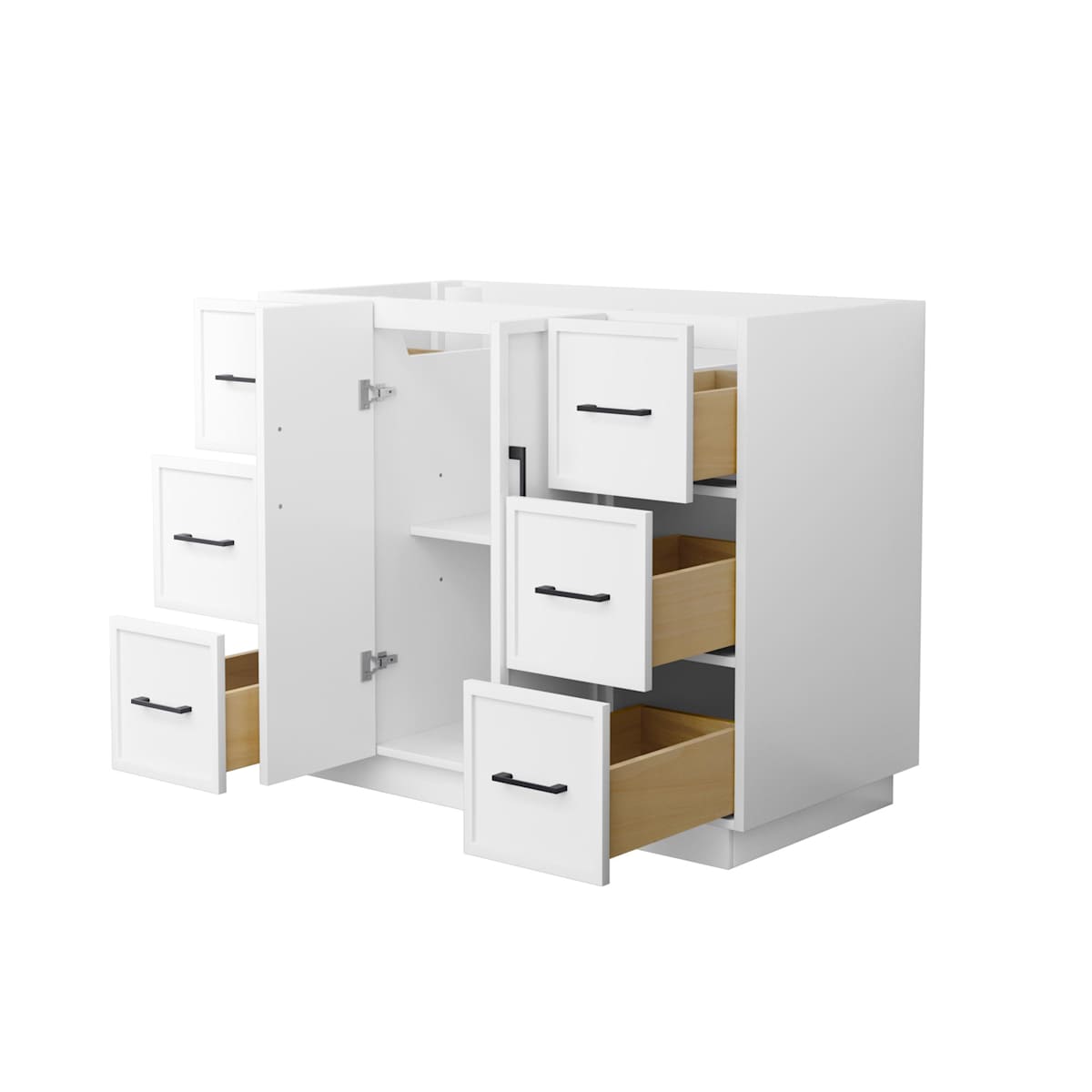 Elan TK 42" Single Free Standing Vanity Cabinet Only - Less Vanity Top