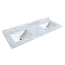 Elan TK 60" Free Standing Double Basin Vanity Set with Cabinet and Marble Vanity Top - image 3