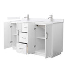 Elan TK 60" Free Standing Double Basin Vanity Set with Cabinet and Quartz Vanity Top - image 7