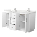 Elan TK 60" Free Standing Double Basin Vanity Set with Cabinet and Quartz Vanity Top - image 8