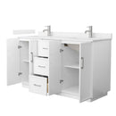 Elan TK 60" Free Standing Double Basin Vanity Set with Cabinet and Cultured Marble Vanity Top - image 8