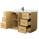 Elan TK 60" Free Standing Single Basin Vanity Set with Cabinet and Marble Vanity Top - image 2