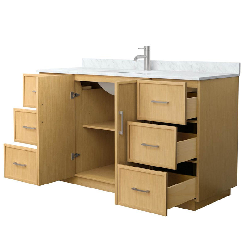 Elan TK 60" Free Standing Single Basin Vanity Set with Cabinet and Marble Vanity Top - image 6