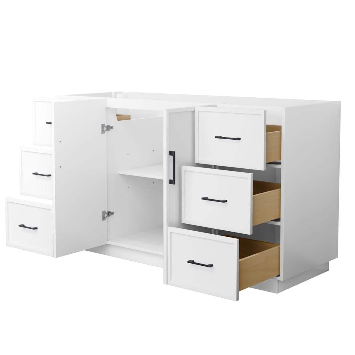 Elan TK 60" Single Free Standing Vanity Cabinet Only - Less Vanity Top - image 7