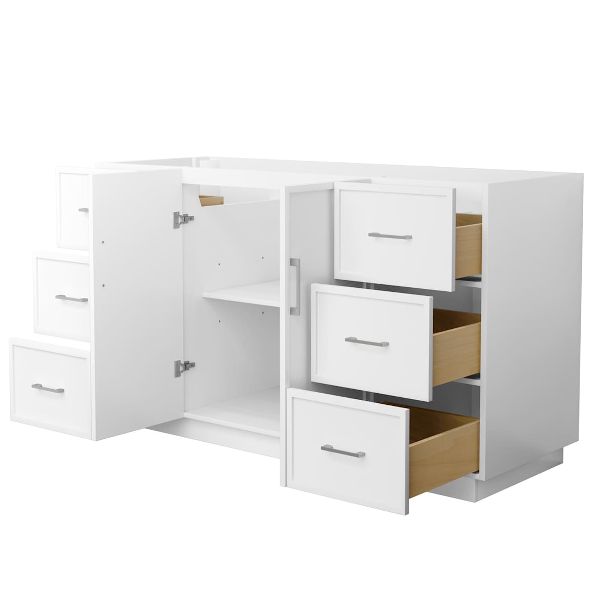 Elan TK 60" Single Free Standing Vanity Cabinet Only - Less Vanity Top - image 9