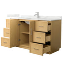 Elan TK 60" Free Standing Single Basin Vanity Set with Cabinet and Quartz Vanity Top - image 13