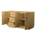 Elan TK 66" Double Free Standing Vanity Cabinet Only - Less Vanity Top - image 2